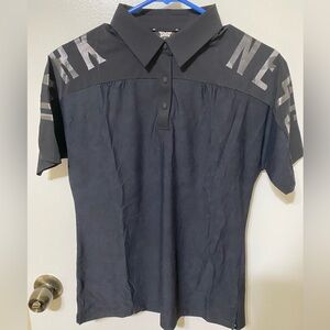 PXG Womens Darkness Shoulder S/S Polo Black, Small